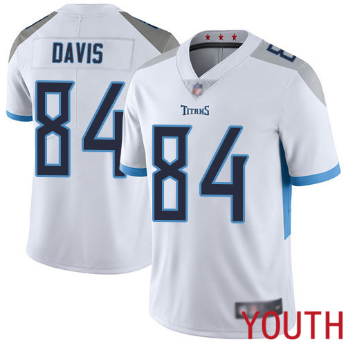 Tennessee Titans Limited White Youth Corey Davis Road Jersey NFL Football 84 Vapor Untouchable